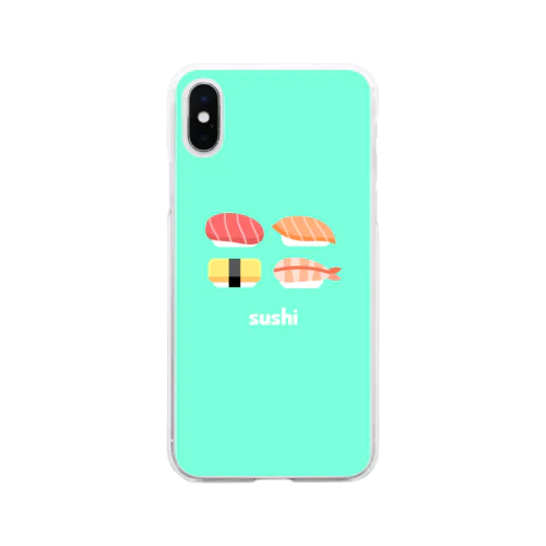 お寿司スマホケース Soft Clear Smartphone Case