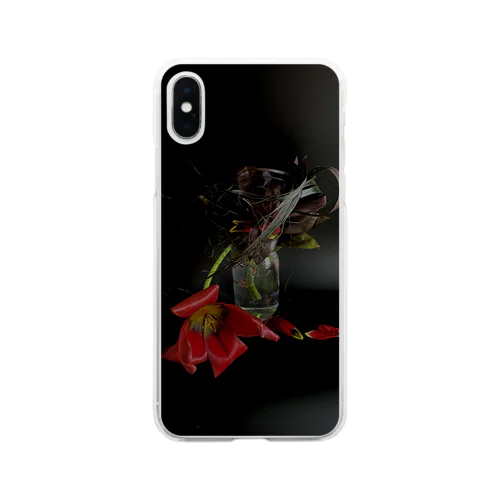 flowers① Soft Clear Smartphone Case