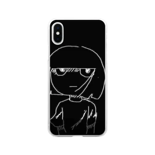 サイコちゃんiPhone！ Soft Clear Smartphone Case