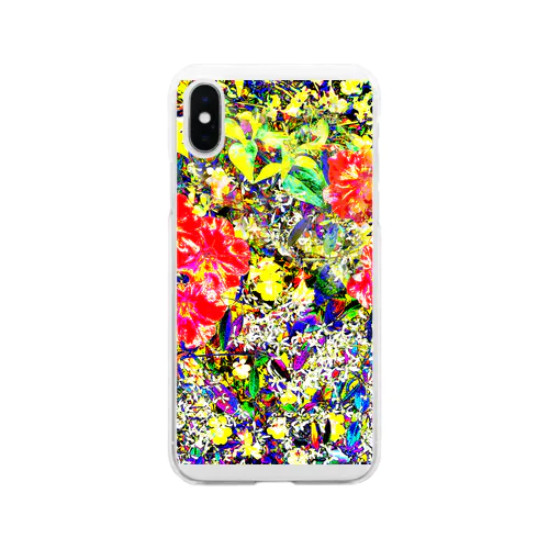 Vivid Flowers Soft Clear Smartphone Case