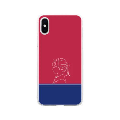 セーラー服 Soft Clear Smartphone Case