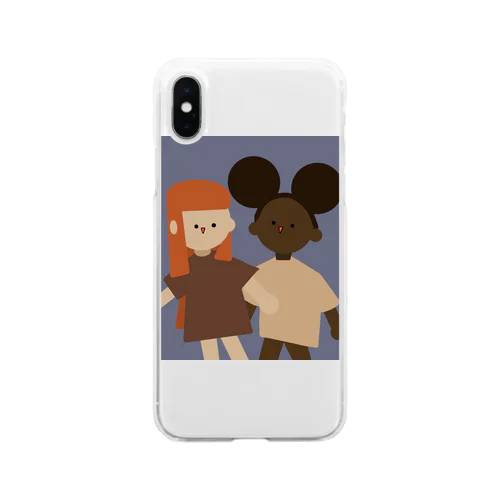 Skin colors don't matter  Soft Clear Smartphone Case