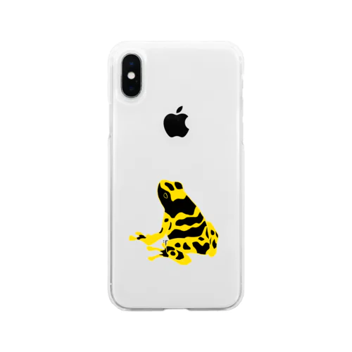 Yellow Poison Flog Soft Clear Smartphone Case