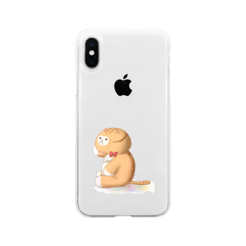 コマチちゃんのスマホケース Soft Clear Smartphone Case