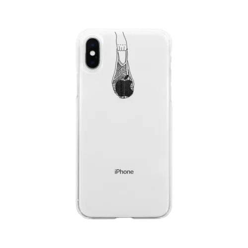 入れるケース(iPhonexs限定) Soft Clear Smartphone Case