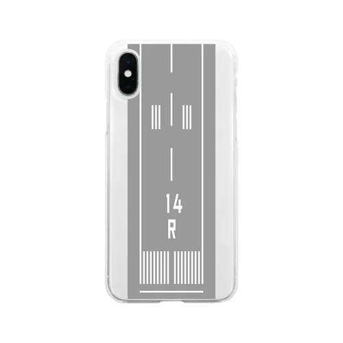 滑走路14R Soft Clear Smartphone Case