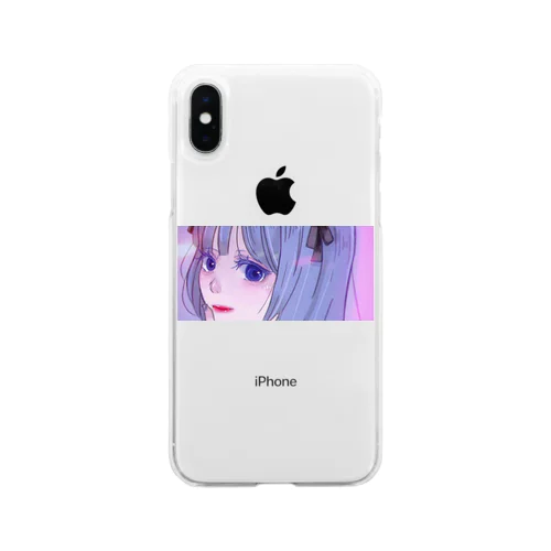 可愛いは正義 Soft Clear Smartphone Case