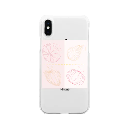 趣味は果物狩り Soft Clear Smartphone Case