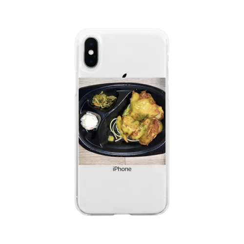 夜ご飯 Soft Clear Smartphone Case