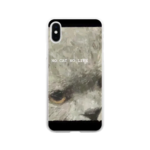 NO CAT NO LIFE 2  猫、ネコ、ねこ Soft Clear Smartphone Case