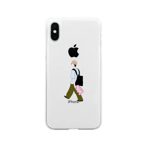 お洒落なマツイくんの帰路 Soft Clear Smartphone Case