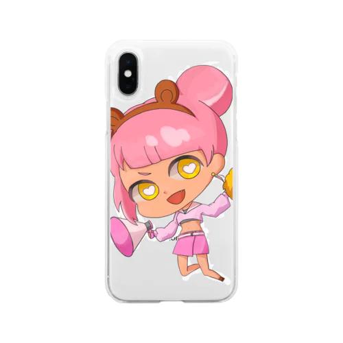 ☻とも☻ ミニキャラA Soft Clear Smartphone Case