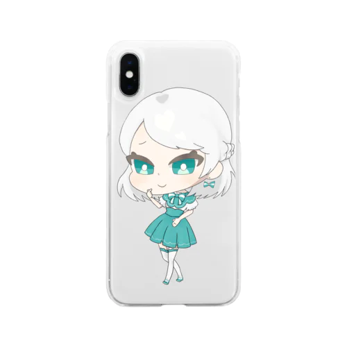 ぽいど ミニキャラA Soft Clear Smartphone Case