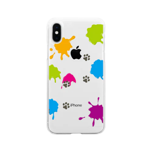 PawPainting Soft Clear Smartphone Case