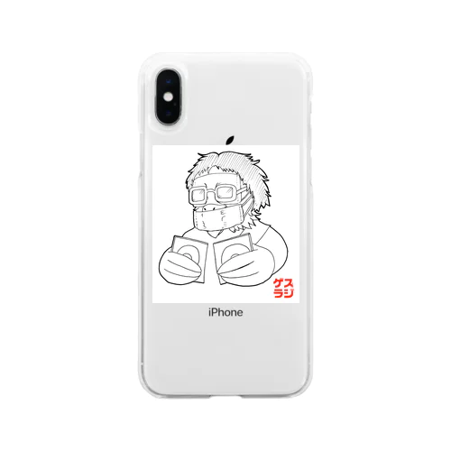 山田二枚持ち Soft Clear Smartphone Case