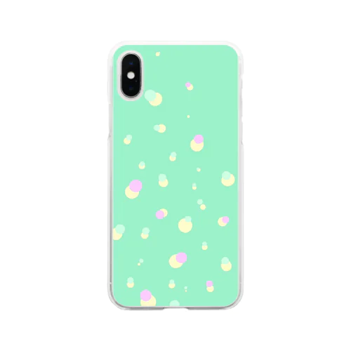 ふわふわと Soft Clear Smartphone Case