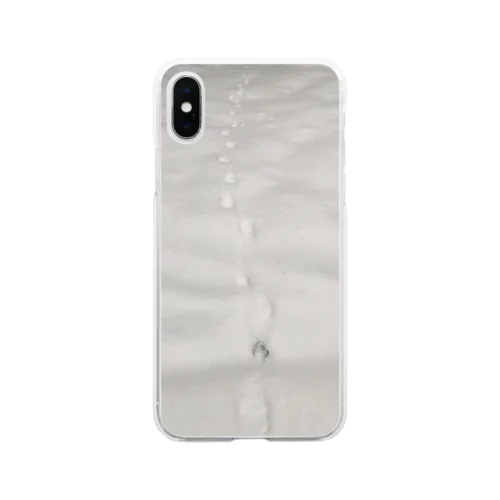 雪 Soft Clear Smartphone Case