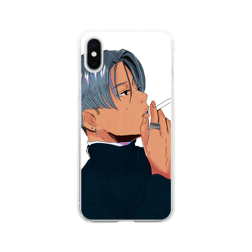 エモ〜 Soft Clear Smartphone Case