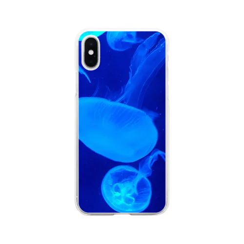 癒しのクラゲ Soft Clear Smartphone Case