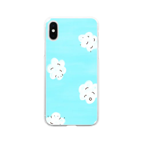 そらとぶひつじ Soft Clear Smartphone Case