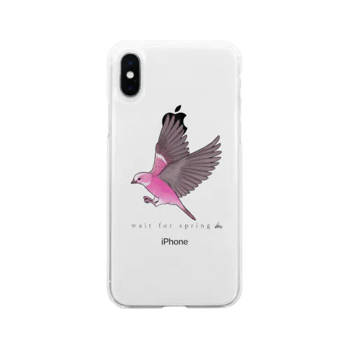 春待ち Soft Clear Smartphone Case