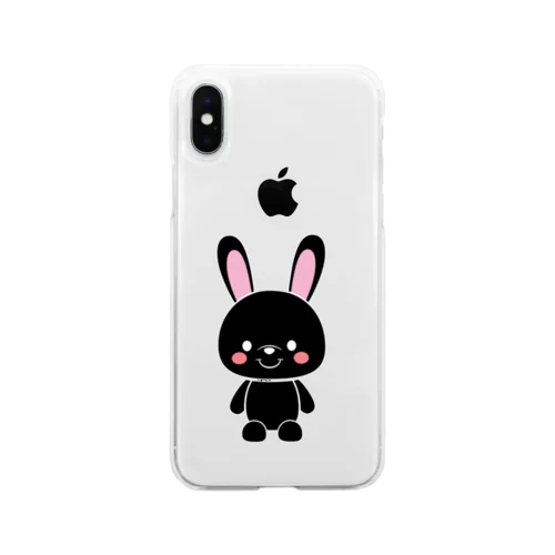 黒兎 Soft Clear Smartphone Case