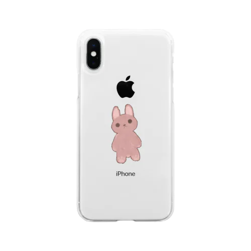 虚無うさ Soft Clear Smartphone Case