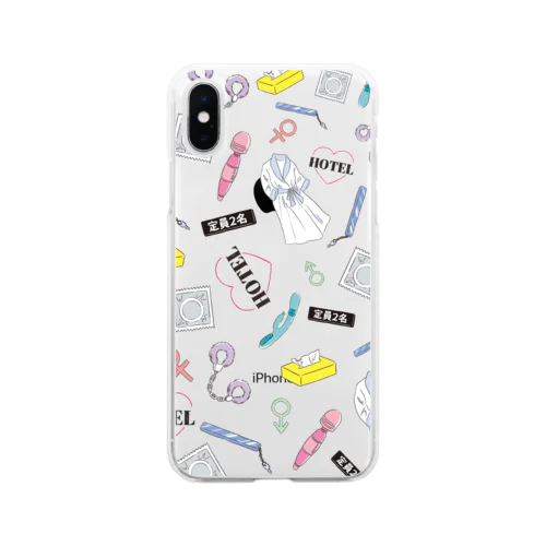 ラブホテル Soft Clear Smartphone Case