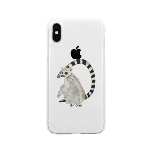 ワオキツネザルだぞっ💕 Soft Clear Smartphone Case