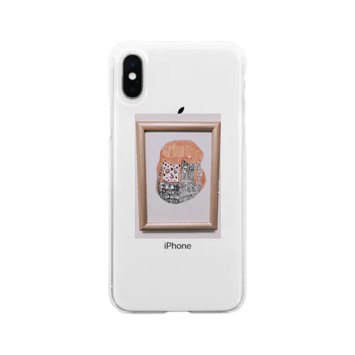 オシャレな泥棒猫さん。 Soft Clear Smartphone Case