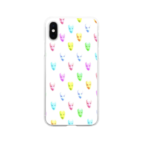 ダラ、ダラ、 Soft Clear Smartphone Case