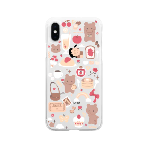 こちゃおさんぽスマホ Soft Clear Smartphone Case