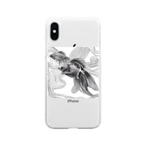 金魚さん Soft Clear Smartphone Case