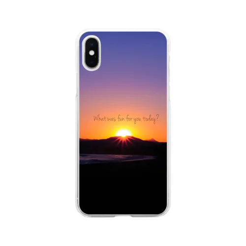 What was fun for you today? Soft Clear Smartphone Case