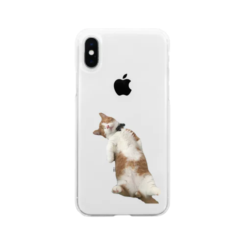 短足マンチカン  どり🐱 Soft Clear Smartphone Case