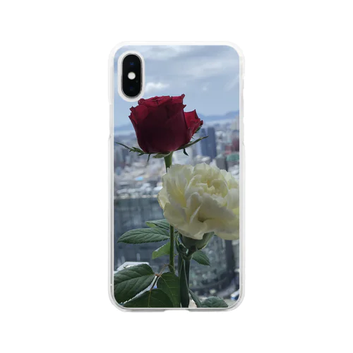 赤薔薇 Soft Clear Smartphone Case