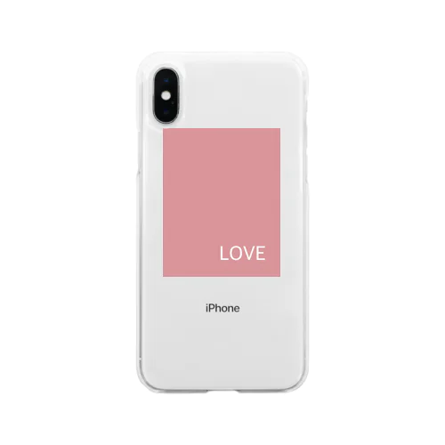 LOVE Soft Clear Smartphone Case