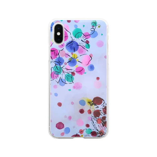 四季より”夏” Soft Clear Smartphone Case