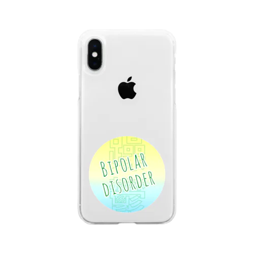 双極性障害(Bipolar disorder) Soft Clear Smartphone Case