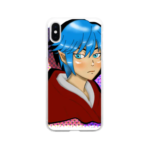 Elf character Soft Clear Smartphone Case