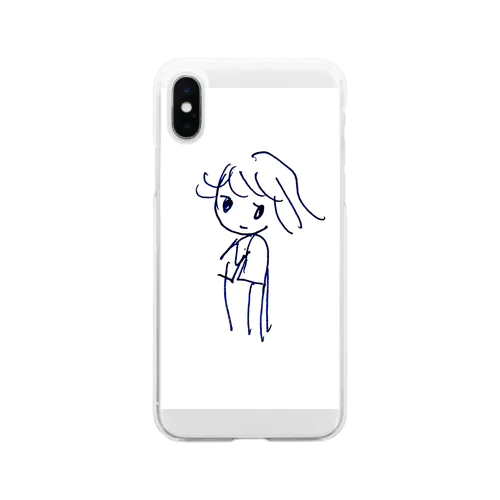 なんか用？ Soft Clear Smartphone Case