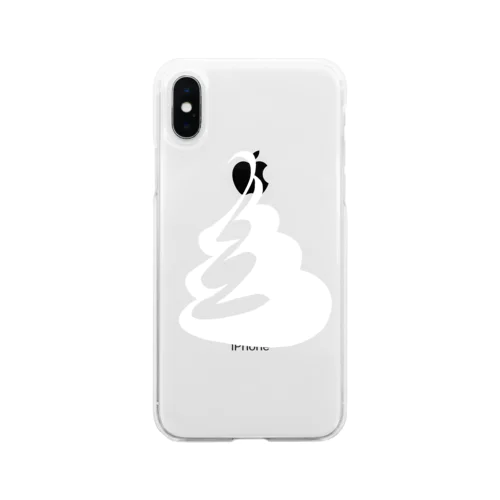 スタイリッシュUNK（白） Soft Clear Smartphone Case