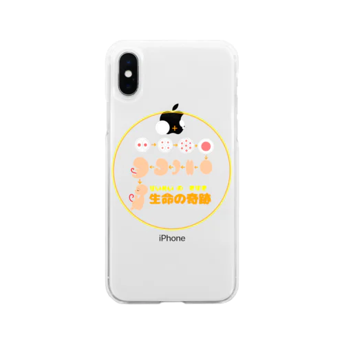 生命の奇跡 Soft Clear Smartphone Case