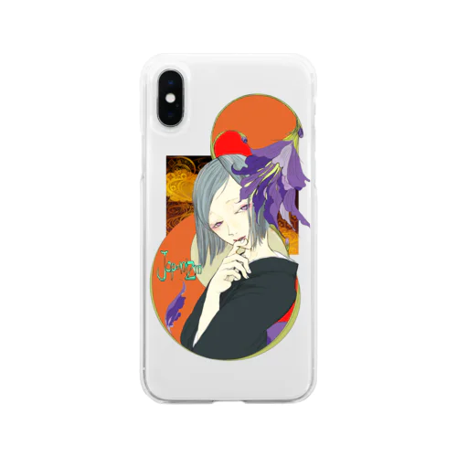 ジャポニズム Soft Clear Smartphone Case