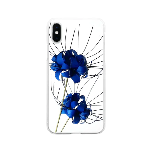 折り紙　彼岸花 Soft Clear Smartphone Case