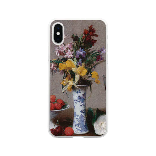 アンリ・ファンタン＝ラトゥール 《婚約の花束》 Soft Clear Smartphone Case