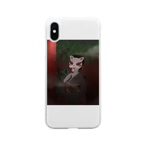 お祭り Soft Clear Smartphone Case