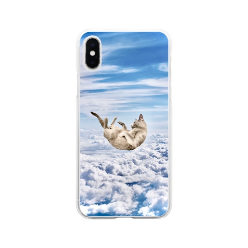 天気のashbaby Soft Clear Smartphone Case