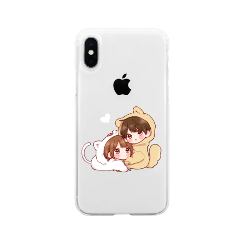 ギュウ♡フォンケース Soft Clear Smartphone Case