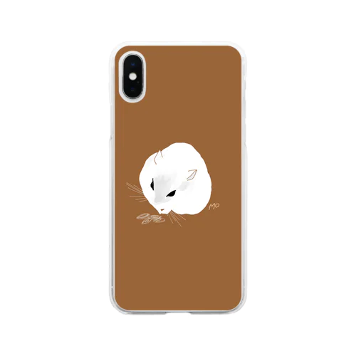 でぶはむ Soft Clear Smartphone Case